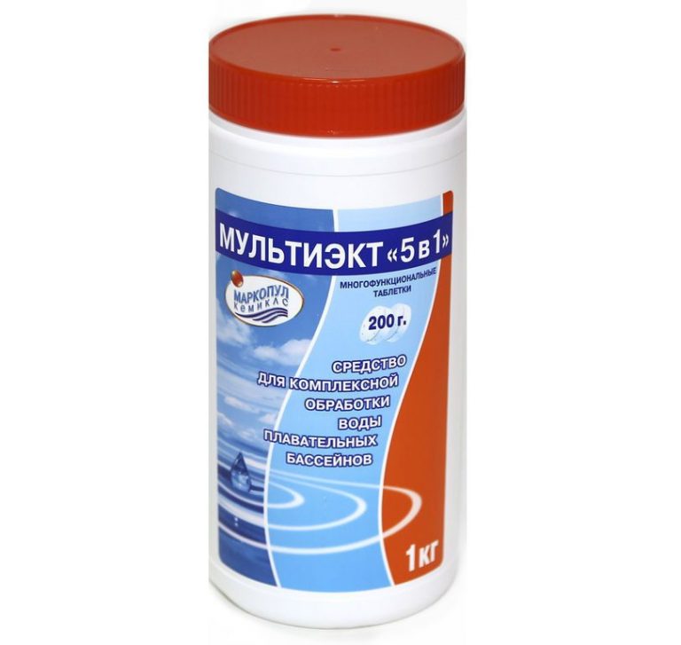 Мультиэкт 5 в 1, таблетки 200 г.